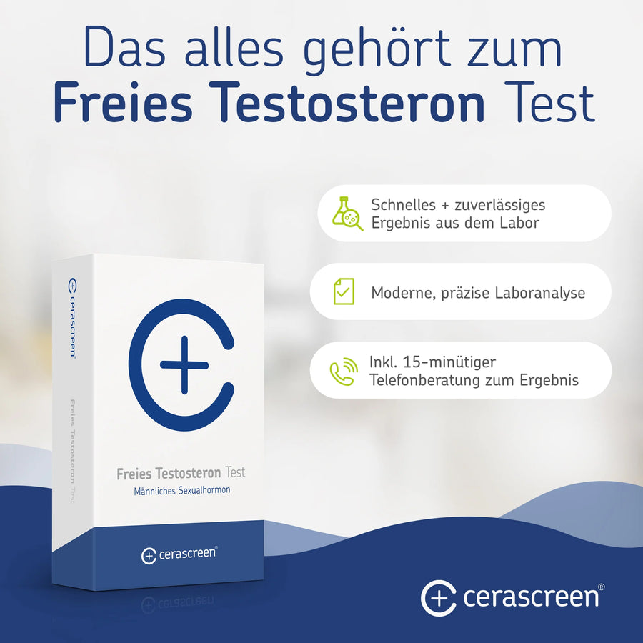 NEU Produktbild – cerascreen testosteron test inhalt