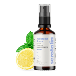 NEU Produktbild – Hauptansicht des Serotalin Active Balance Melatoninsprays liposomal