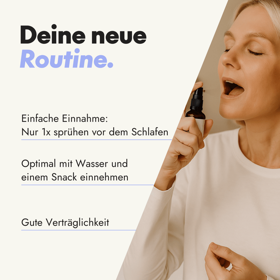 NEU Produktbild – Vorteile des liposomalen Melatoninsprays von Serotalin