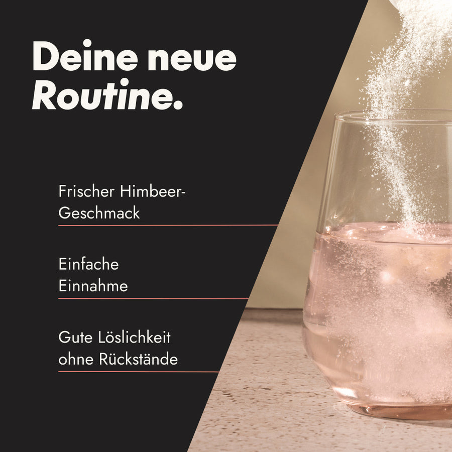 Einnahmeempfehlung für Serotalin Active Women Multi-Vitaldrink – Zubereitung mit Wasser, tägliche Dosierung