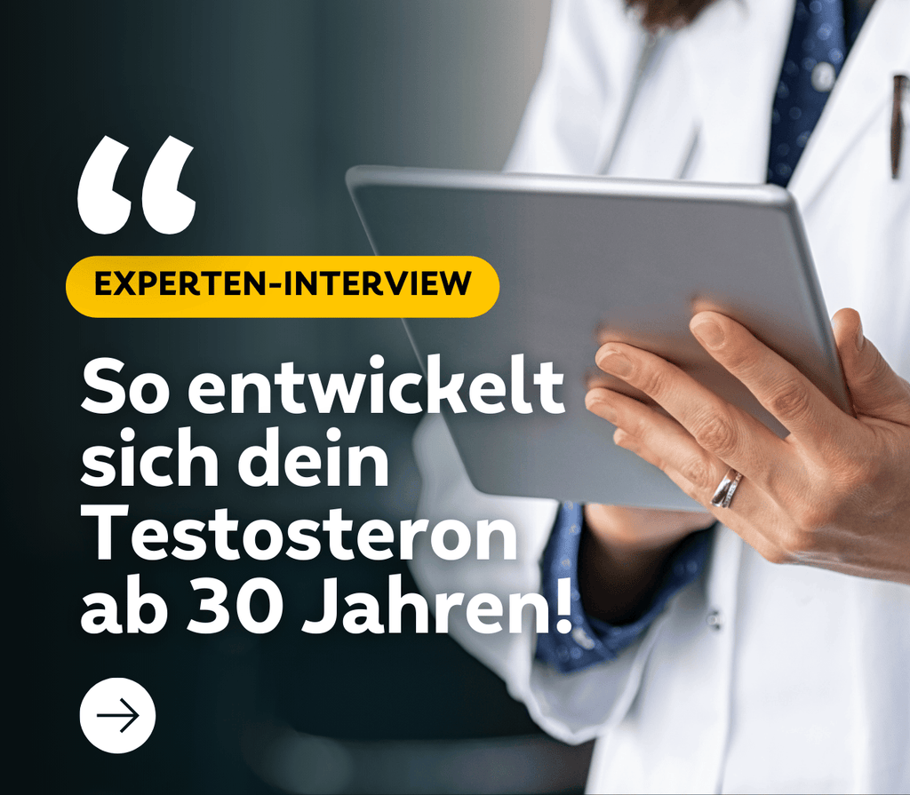 Experten-Interview mit Dr. Sandmann: So entwickelt sich dein Testosteron ab 30 Jahren!