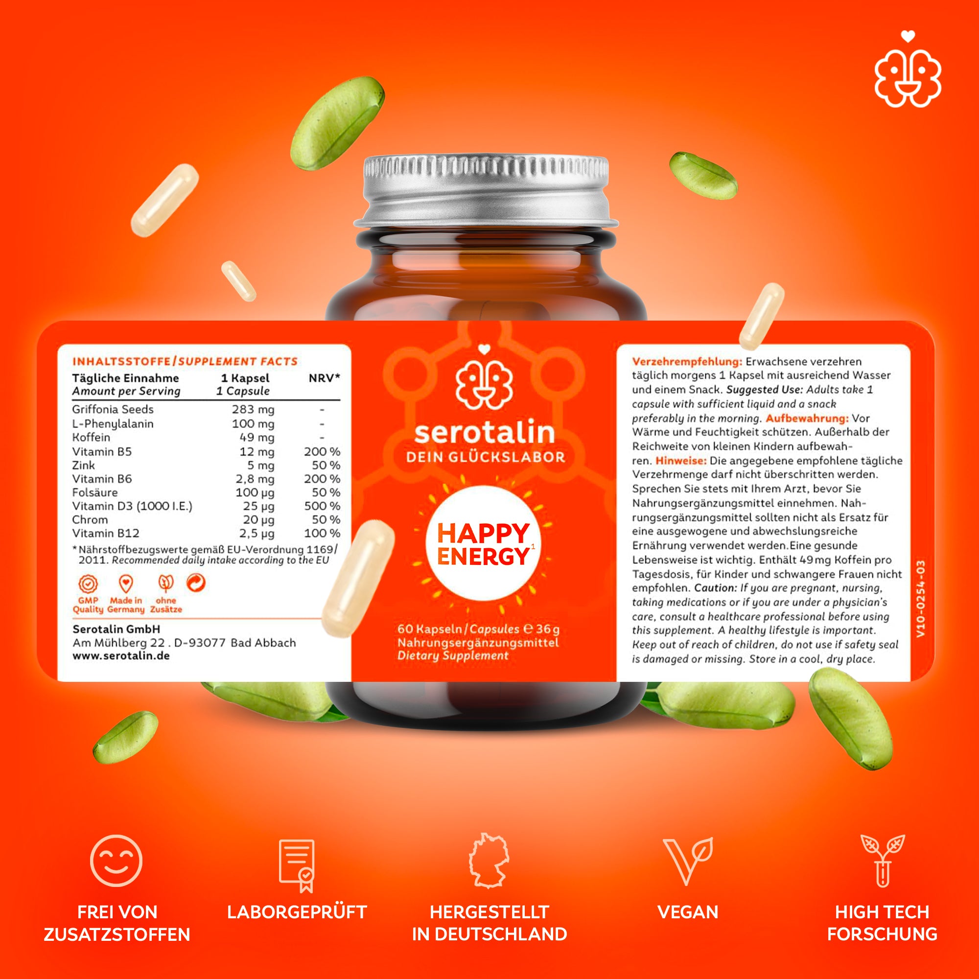 HAPPY ENERGY Kapseln kaufen Vitamine serotalin.de