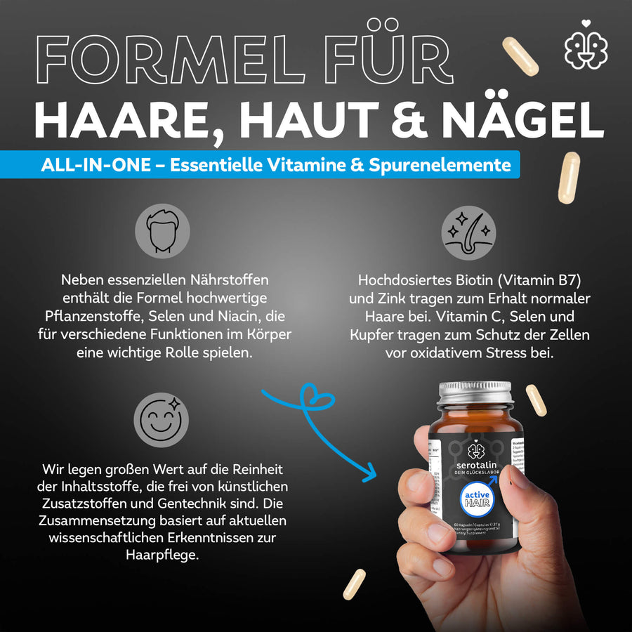 Produktbild 4 Serotalin Active Hair - Dein täglicher Support für Haare, Haut & Nägel